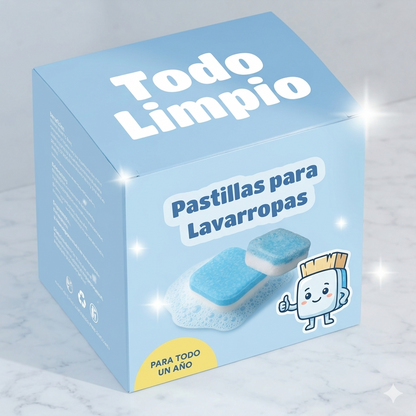 TODOLIMPIO | PACK 2x1 | PASTILLAS PARA LAVARROPA Y LAVAPLATOS